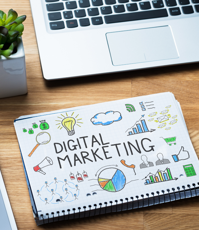 DigiBlonde plan strategy growth notebook for marketing strategy services