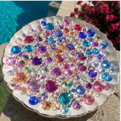 Bedazzled cake-inspired rhinestone aesthetic connected to Kylie Jenner and Y2K nostalgia marketing.